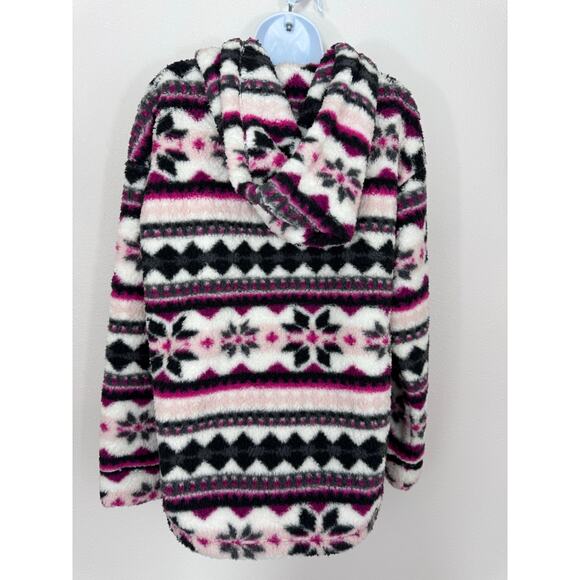Marc New York Performance Fair Isle Fleece Hoodie NWT Size L - Picture 5 of 5